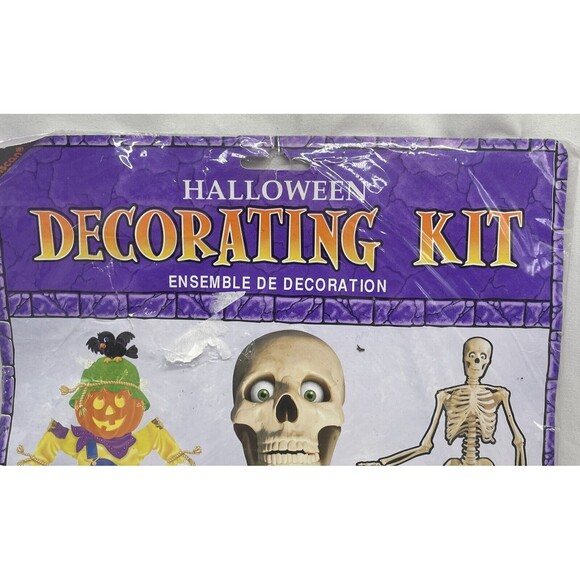 Vintage Amscam 8 Eight Halloween DieCut Ephemera Paper Fall Decor Witch Skeleton - Picture 7 of 12